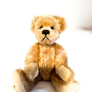 Donna Hodges Original Mohair Teddy Bear and Christmas outfit